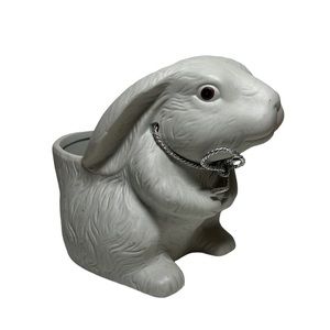 Ceramic bunny planter